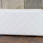 Badgley Mischka Long Card White Wallet 7.75” X 4.25” X 1.00” Card Holder… Photo 1