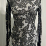 Vera Wang Simply Vera Floral Print Top S Dark Romantic Whimsigoth Moody 2025 Photo 0