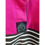 Lansdowne Ireland Rugby Polo Shirt Womens XS Pink Green Striped Shamrock Photo 3