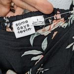 Somedays Lovin ' Black Floral Cropped Romper Size Small Photo 4