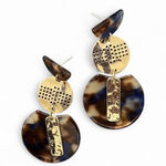 Serena  Multicolor Dangle Earrings with Gold Detail Special Events Feminine Photo 0