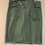 EUC Torrid x Kikgirl Vintage Y2K Green & Brown Denim Skirt size 19 Photo 0