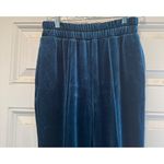 INC international Concepts Women Velvet Stretch Jogger Pant Blue Size S Photo 5