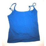 Womens Becca Sport Yoga Top Bra Blue Small Adjustable Straps Pilates Walking New Photo 0