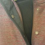 Market & Spruce  Burgundy Marled Knit Zip Jacket S Casual Athleisure Fall Layer Photo 4