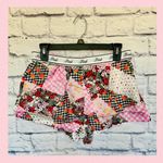 PINK - Victoria's Secret PINK VICTORIA’S SECRET Silky Pajama Shorts Patchwork Gingham Berries Floral M Photo 4