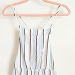 Ocean Drive Striped Lightweight Beach Overall Romper sz Medium Photo 4