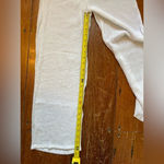 Skue, White see thru gauzy‎ loose pants , elastic waist, sz Medium Photo 4