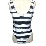 Wildfox NWT  Mascara Stripe 80’s One Piece‎ Swimsuit Photo 2