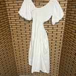 Free People  Kalina White Side Cutout Midi Dress Size‎ Small Photo 2