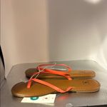 Shade & Shore  Coral and Tan Sandals Photo 3