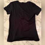 Quince NWOT Women's Black Cotton-Modal V-Neck Tee Short Sleeve T-Shirt Sz S Photo 6