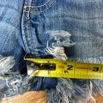 Hollister Bandana Patchwork Fringe Hem Button Fly Denim Booty Shorts Size 28 Photo 7