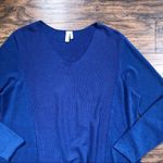 Sahalie • Your Best Bet lightweight sweater blue pullover linen cotton knit Size 1X Photo 3