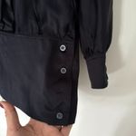 Vintage Escada Margaretha Ley Black Silk Blouse Long Sleeve Front Pleats Sz 36 Photo 6