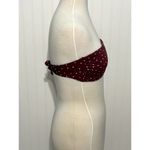 Vix Paula Hermanny Lola Polka Dot Basic Bandeau D Cup Strapless Bikini Swim Top Red Size XL Photo 6