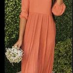 Roolee  Christian Kay Maxi dress salmon pink XXS NWT Photo 0