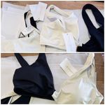 l*space L*  Luna Bikini Top and reversible bottom set in Black & Cream NWT Photo 11