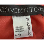 Covington  Women's Black Grey Pink Orange Maxi Summer‎ Dress Rope Neckline Size M Photo 2