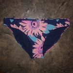 Aerie  M Navy Pink Flower Hipster Bikini Bottom Photo 5