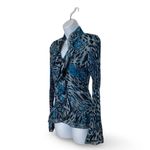 Notations Sheer Button Down Blouse Photo 1