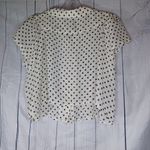 Ali & Kris  Cropped Polka Dot Blouse - Black and Cream Photo 6