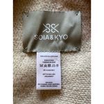 SOIA & KYO Fringe Blanket Wrap Shawl Poncho Cream Pink One Size Classic Modern Photo 5