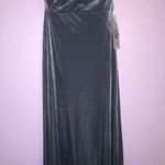 RenzRags Velvet Dress Size Small Gray Wrap Front Bridesmaid Prom Whimsical Goth Photo 0