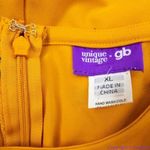 Unique Vintage Gwynnie Bee Yellow Star Print Fit-And-Flare Dress, XL Photo 13