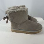 UGG  Mini Bailey Bow Twinkle Boots in Goat Gray Size 7 Photo 5