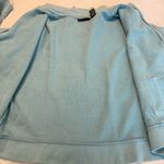 Relativity  Zip Up Sweatshirt Jacket Women’s Size XL Blue Cotton Photo 6