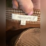 New! Favorite Daughter The First Wife Miniskirt in Toffee Houndstooth Sz 8 $188 Brown Photo 6