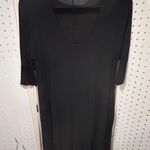 PROME SA Black V Neck 3/4 Sleeve Tunic Top Dress Casual Basic Everyday Womens Size M Photo 0