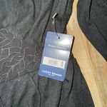 Lucky Brand NWT  Floral Cutwork Knit Top Black Photo 3