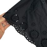 Old Navy Womens Top Size 4X Black Eyelet Flare Short Sleeve Boho Whimsigoth NWT Photo 1