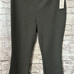 Nanette Lepore Pants Womens 1X Gray Pull On Stretch Crop Ankle Photo 0