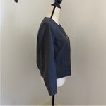 J.Crew Full Zip Wool Jacket Size 00 Bib Coat Gray Old Money XXS Preppy Academia Photo 5