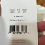 Andie Swim The Malibu One Piece LT Ribbed White size M tall NWT long torso Size M Photo 4