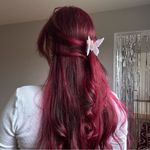 Rose quartz color butterfly hair clip hair claw Emi Jay similar Pink Photo 2