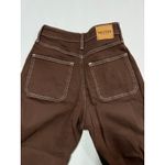 Hollister Ultra High Rise Dark Brown Cargo Dad Jeans Size 24x31 Photo 4
