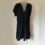 Grey State Black Short Sleeve Drawstring Mini Dress Women’s Size L NWT Size L Photo 6