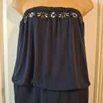 Lane Bryant  22 24 Elegant Navy Strapless Top NWT Photo 3