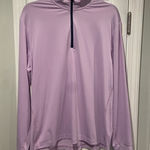 Ralph Lauren Polo  Lavender Purple Quarter Zip Pullover Mock Long Sleeve Golf Top Photo 0