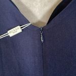 MUXXN Navy Blue Short Sleeve V Photo 8