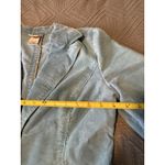 Faded Glory Vintage Faded‎ Glory women's Medium 8-10 corduroy blazer blue collar 2 buttons Photo 4