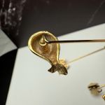 Lapel Stick Pin Gold Tone Lot Of 6 Whale Koala Butterfly Ladybug Elephant Photo 5