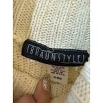 90s Chunky Knit Dolman Sleeve Crop Turtleneck Sweater White Size undefined Photo 6