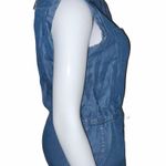 Alison Andrews Sleeveless Denim Jumpsuit Photo 3