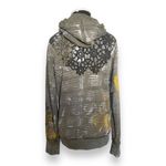 Billabong  Womens Hoodie‎ Size Large Olive Green Asian Inspired Black Gold Red Photo 4