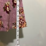 Xhilaration NWOT Rose Pink Floral Crinkle Short Sleeve Dress Drawstring Waist Elastic New Photo 7